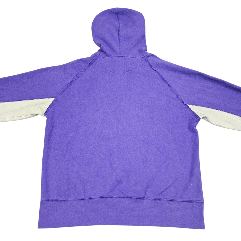 LA Kings Hoodie Womens XL Purple Reebok NHL Hockey Club Full Zip Sweatshirt Y2K - Picture 2 of 8